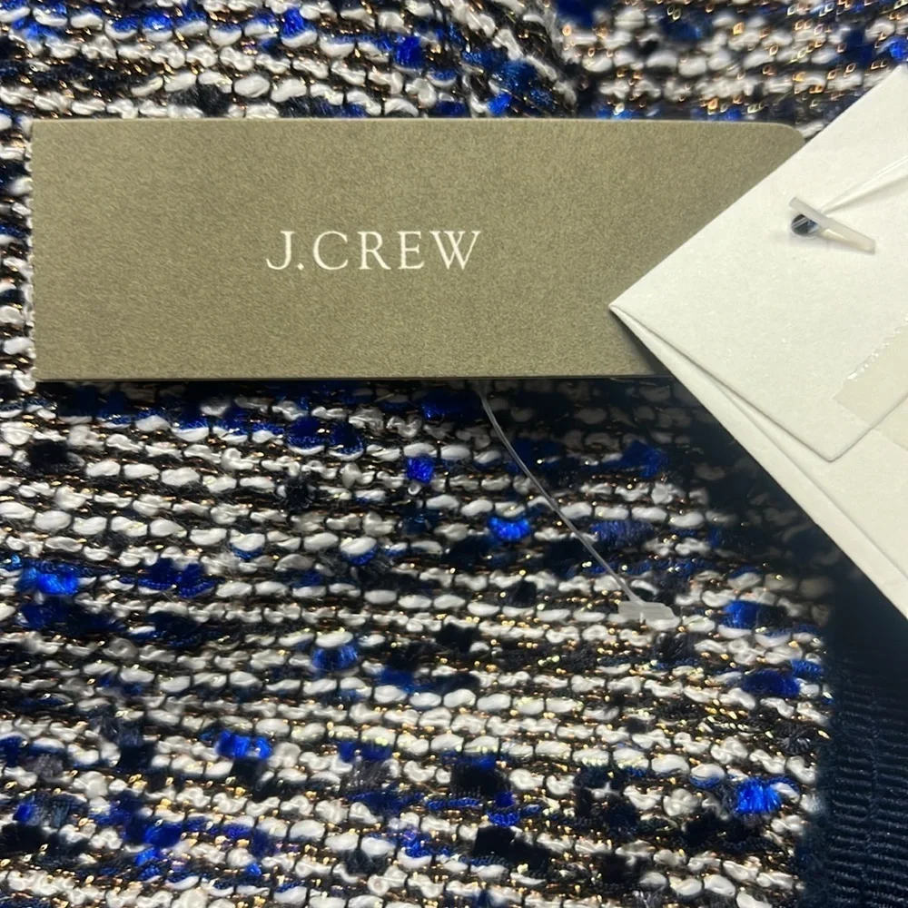 J.Crew Blue And Metallic Jacket